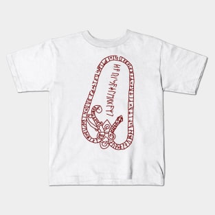 Skåäng Runestone Rundata Viking Norse Rune Skaang Kids T-Shirt